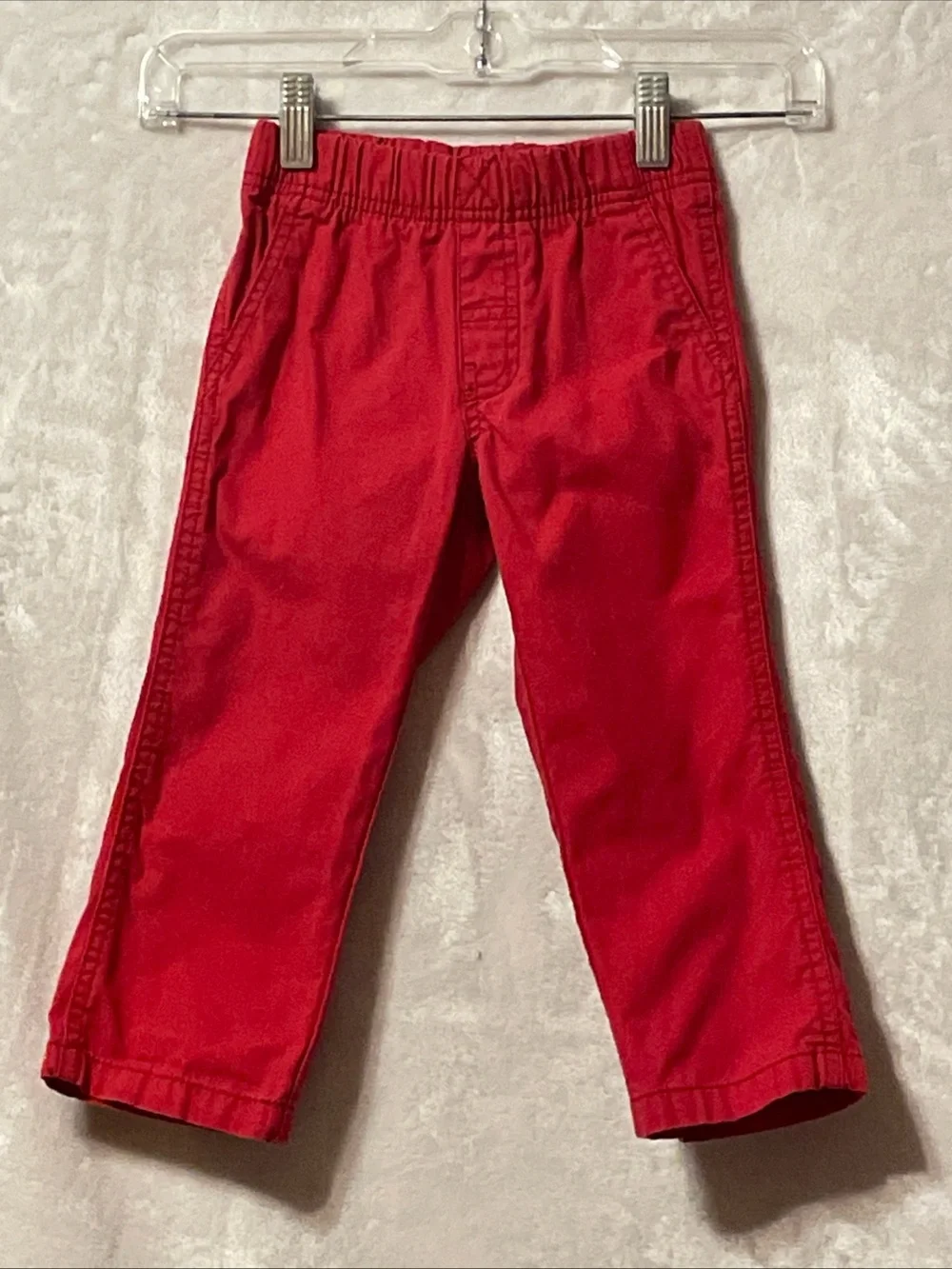 Carter's Red Elastic-Waist Kids Pants